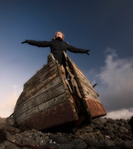 Standa uppí stafni...